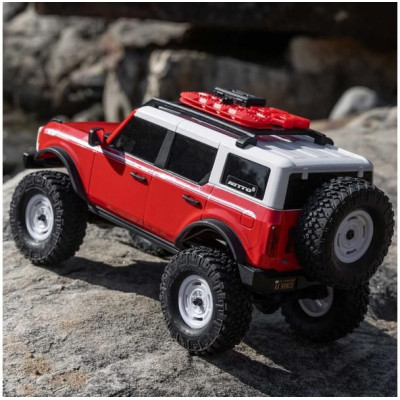 Axial SCX24 Ford Bronco 2021 1:24 4WD RTR červený