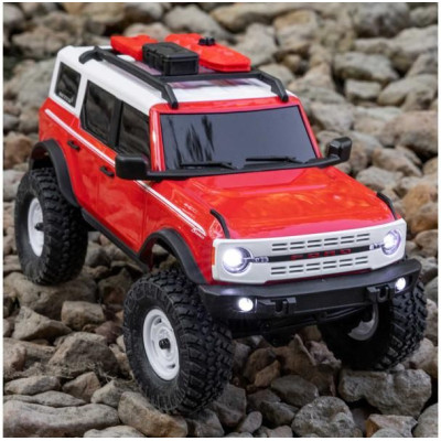 Axial SCX24 Ford Bronco 2021 1:24 4WD RTR červený