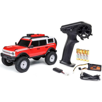 Axial SCX24 Ford Bronco 2021 1:24 4WD RTR červený