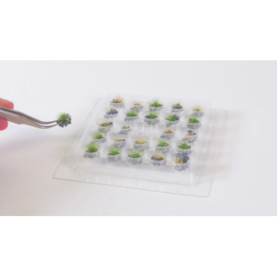 NOCH PROFI fűcsomók - Virágzó 9mm, 25db