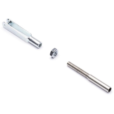 Vidlička kovová M3 s ocelovou spojkou 2ks