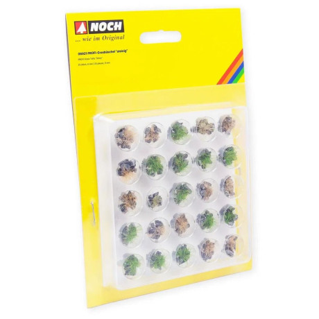 NOCH PROFI fűcsomók - Sziklakert 6mm, 25db