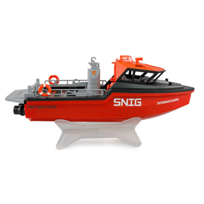 Sugárhajtású mentőcsónak 320 mm RTR fekete-piros