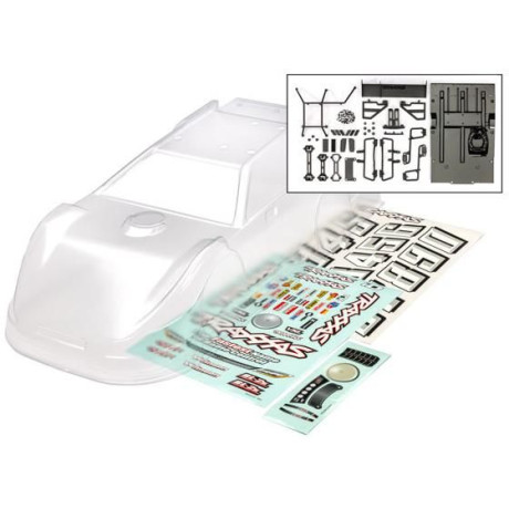 Traxxas karosérie Slash Late Model kompletní čirá