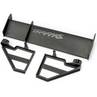 Slash Late Model tuning karosszéria alkatrész Traxxas Mudboss 1:10 modellhez (Módosított): szárny. Tartóval együtt (bal és jobb).