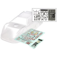 Traxxas Slash Late Model karosszéria átlátszó. Maga a test. Komplett Slash Late Model karosszéria alkatrész (TRA10423).