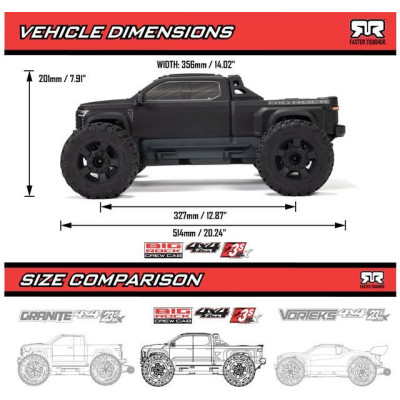 Arrma Big Rock 223S BLX 1:10 4WD RTR DSC zelená
