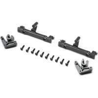 Axial SCX24 Bronco V2 RC modellautó alkatrész: karosszéria és lökhárító tartó.