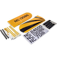 Alkatrész a Hangar 9 J-3 Cub RC modellhez: szárny, rugóstagok.