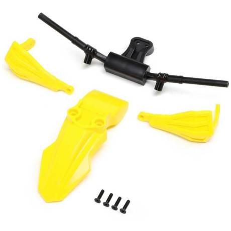 Losi blatník, chrániče rukou, řídítka, žlutá: PM-SM