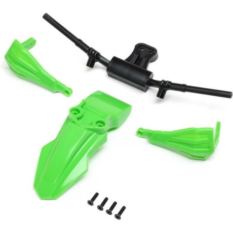 Losi blatník, chrániče rukou, řídítka, zelená: PM-SM