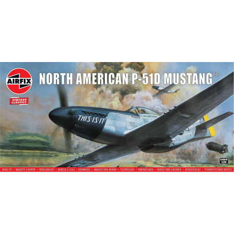 Classic Kit VINTAGE letadlo A14001V - North American P-51D Mustang (1:24)