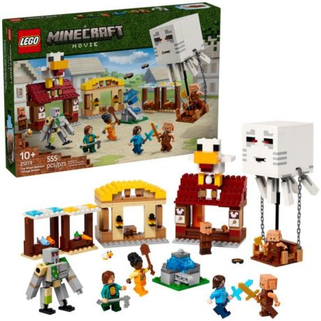 LEGO Minecraft - Balón v podobě ďasa a útok na vesnici