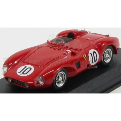 ART MODEL FERRARI 625LM SPIDER TEAM SCUDERIA FERRARI N 10 24h LE MANS 1956 HILL - SIMON - RED 1/43