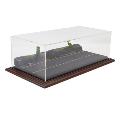 ATLANTIC VETRINA DISPLAY BOX DIORAMA BASE STRADA Lungh.LENGHT cm 57.0 X Largh.WIDTH cm 30.0 X Alt.HEIGHT cm 2.5 - FOREST ROAD BA