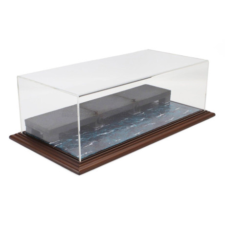 ATLANTIC VETRINA DISPLAY BOX DIORAMA BASE PORTO Lungh.LENGHT cm 57.0 X Largh.WIDTH cm 30.0 X Alt.HEIGHT cm 2.5 - HARBOUR BASE -