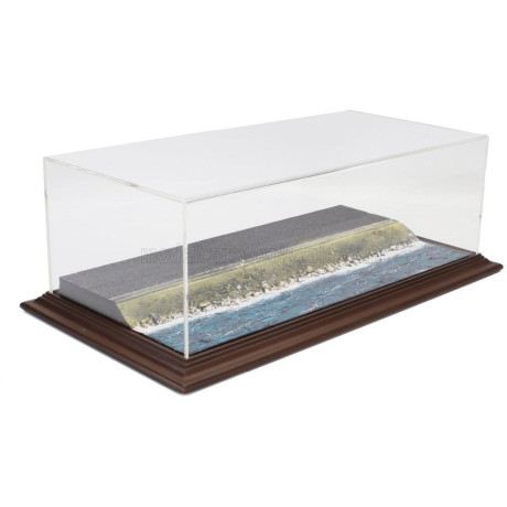 ATLANTIC VETRINA DISPLAY BOX DIORAMA BASE STRADA LITORALE Lungh.LENGHT cm 57.0 X Largh.WIDTH cm 30.0 X Alt.HEIGHT cm 2.5 - SEA S