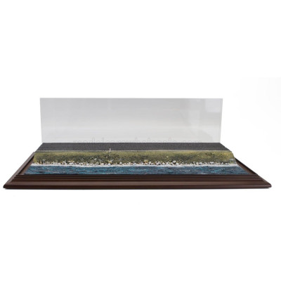 ATLANTIC VETRINA DISPLAY BOX DIORAMA BASE STRADA LITORALE Lungh.LENGHT cm 57.0 X Largh.WIDTH cm 30.0 X Alt.HEIGHT cm 2.5 - SEA S