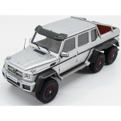 AUTOART MERCEDES BENZ G-CLASS G63 V8 AMG 6X6 2013 - SILVER 1/18