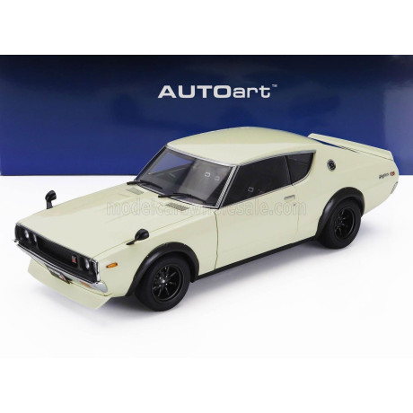 AUTOART NISSAN SKYLINE 2000 GT-R (KPGC110) COUPE 1973 - WHITE 1/18