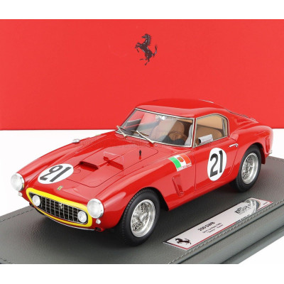 BBR MODELS FERRARI 250GT SWB 3.0L V12 TEAM EQUIPE NATIONALE BELGE N 21 24h LE MANS 1960 LUCIEN BIANCHI - JEAN BLATON "BEURLYS" -
