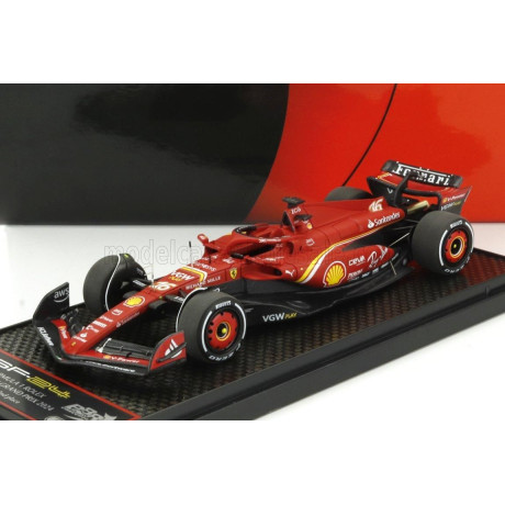 BBR MODELS FERRARI F1  SF-24 TEAM SCUDERIA FERRARI N 16 AUSTRALIAN GP 2024 CHARLES LECLERC - RED BLACK 1/43