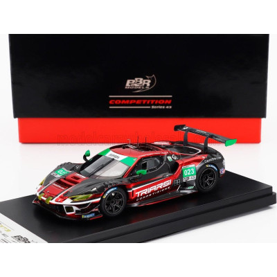 BBR MODELS FERRARI 296 GT3 3.0L TWIN TURBO V6 TEAM TRIARSI COMPETIZIONE N 023 24h DAYTONA 2023 ANDREA BERTOLINI - ALESSIO ROVERA