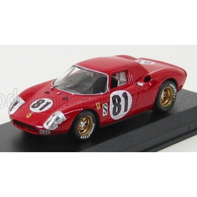 BEST MODEL FERRARI 250LM N 81 DAYTONA 1968 PIPER - GREGORY - RED 1/43