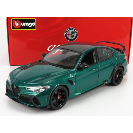 BURAGO ALFA ROMEO GIULIA GTAm 2020 - M O N T R E A L GREEN MET 1/18