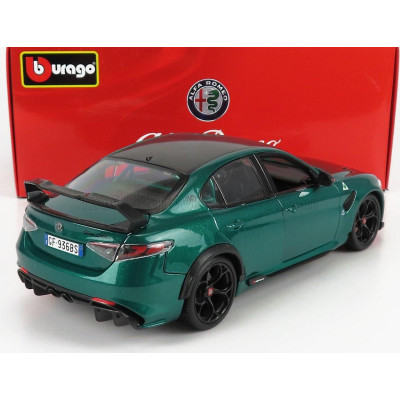 BURAGO ALFA ROMEO GIULIA GTAm 2020 - M O N T R E A L GREEN MET 1/18