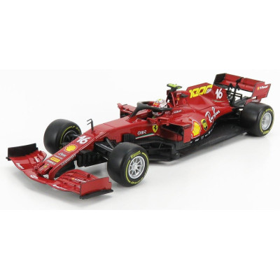 BURAGO FERRARI F1  SF1000 TEAM SCUDERIA FERRARI N 16 8th TOSCANA GP MUGELLO 1000th GP FERRARI F1 2020 C.LECLERC - MUGELLO RED 1/