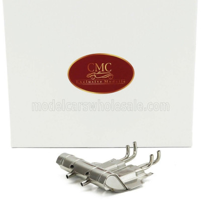 CMC PORSCHE STREET EXHAUST SYSTEM (INTERCHANGEABLE) 904 CARRERA GTS - SILVER 1/18