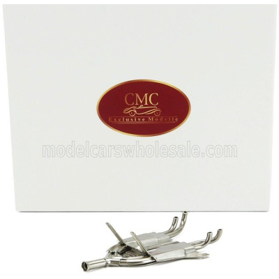 CMC PORSCHE SEBRING EXHAUST SYSTEM (INTERCHANGEABLE) 904 CARRERA GTS - SILVER 1/18