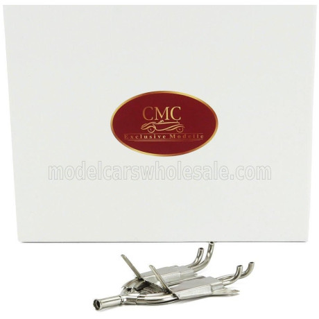 CMC PORSCHE SEBRING EXHAUST SYSTEM (INTERCHANGEABLE) 904 CARRERA GTS - SILVER 1/18