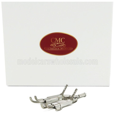 CMC PORSCHE SEBRING EXHAUST SYSTEM (INTERCHANGEABLE) 904 CARRERA GTS - SILVER 1/18