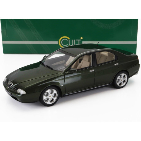 CULT SCALE MODELS ALFA ROMEO 166 3.0 V6 24v SUPER 1998 - GREEN 1/18