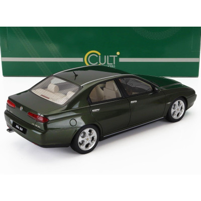 CULT SCALE MODELS ALFA ROMEO 166 3.0 V6 24v SUPER 1998 - GREEN 1/18