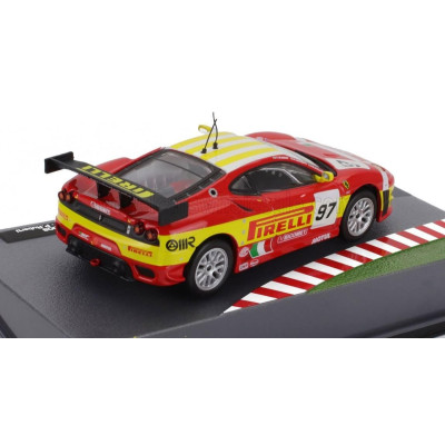 EDICOLA FERRARI F430GT 4.0L V8 TEAM BMS SCUDERIA ITALIA N 97 2nd LMGT2 CLASS 24h LE MANS 2008 MATTEO MALUCELLI - PAOLO RUBERTI -