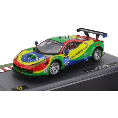 EDICOLA FERRARI 458 ITALIA GT3 4.5L V8 TEAM SCUDERIA CORSA N 64 24h DAYTONA 2015 ANDREA BERTOLINI - FRANCISCO LONGO - DANIEL SER