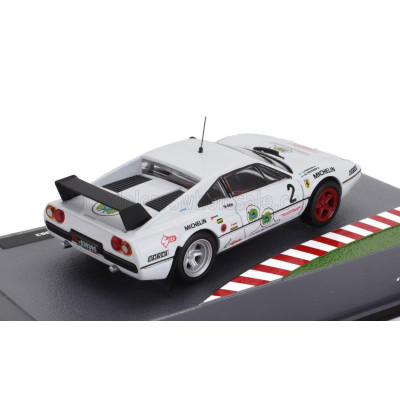 EDICOLA FERRARI 308 GTB Gr.2 N 2 RALLY MONZA 1983 HENRI TOIVONEN - JUHA PIIRONEN - WHITE 1/43