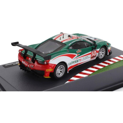 EDICOLA FERRARI 458 ITALIA GT3 4.5L V8 TEAM AF CORSE N 50 24h SPA FRANCORCHAMPS 2015 ALEXANDER MOISEEV - GARRY KONDAKOV - RICCAR