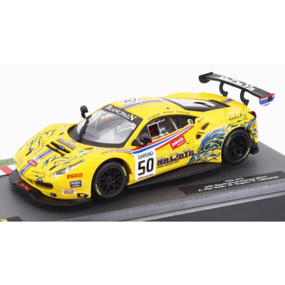 EDICOLA FERRARI 488 GT3 3.9L TURBO V8 TEAM AF CORSE N 50 24h SPA 2017 ALESSANDRO PIERGUIDI - MICHELE RUGOLO - PASIN LATHOURAS -