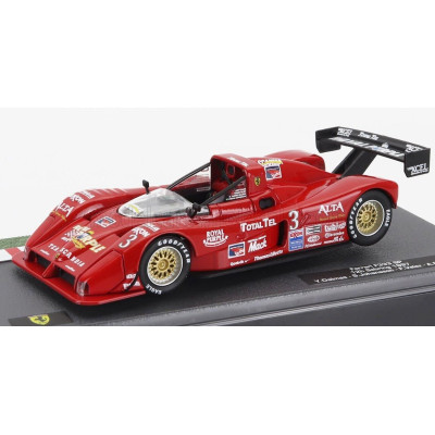 EDICOLA FERRARI F333 SP 4.0L V12 TEAM SCANDIA N 3 WINNER 12h SEBRING 1997 YANNICK DALMAS - STEFAN JOHANSSON - FERMIN VELEZ - AND