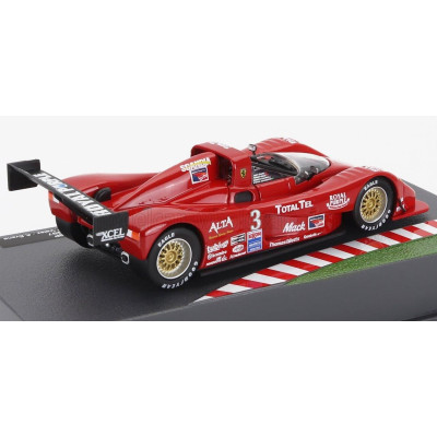 EDICOLA FERRARI F333 SP 4.0L V12 TEAM SCANDIA N 3 WINNER 12h SEBRING 1997 YANNICK DALMAS - STEFAN JOHANSSON - FERMIN VELEZ - AND