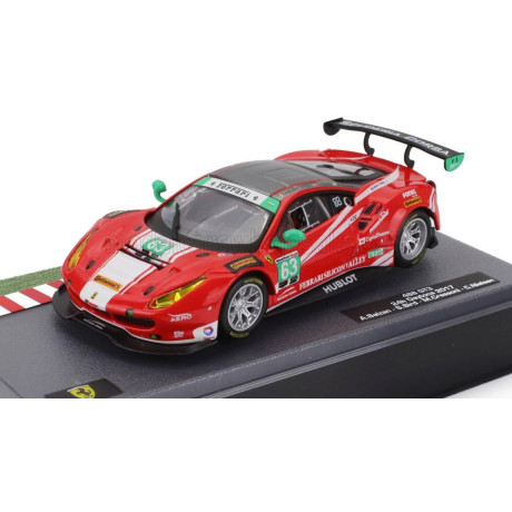 EDICOLA FERRARI 488 GTE 3.9L TURBO V8 TEAM SCUDERIA CORSA N 63 24h DAYTONA 2017 CHRISTINA NIELSEN - ALESSANDRO BALZAN - MATTEO C