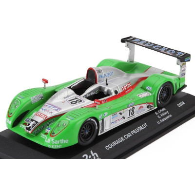 EDICOLA COURAGE C60 PEUGEOT A32 3.2L TURBO V6 TEAM PESCAROLO SPORT N 18 24h LE MANS 2002 STEPHANE ORTELLI - UKYO KATAYAMA - ERIC
