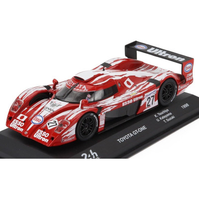 EDICOLA TOYOTA GT-ONE 3.6L TURBO V8 TEAM TOYOTA MOTORSPORT N 27 24h LE MANS 1998 KEIICHI TSUCHIYA - UKYO KATAYAMA - TOSHIO SUZUK