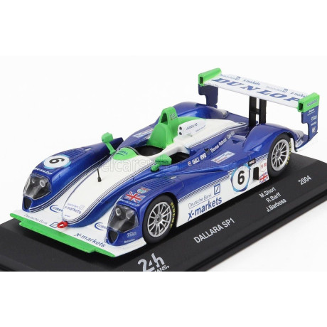 EDICOLA DALLARA SP1 JUDD GV4 4.0L V10 TEAM ROLLCENTRE RACING N 6 24h LE MANS 2004 MARTIN SHORT - ROB BARFF - JOAO BARBOSA - WHIT