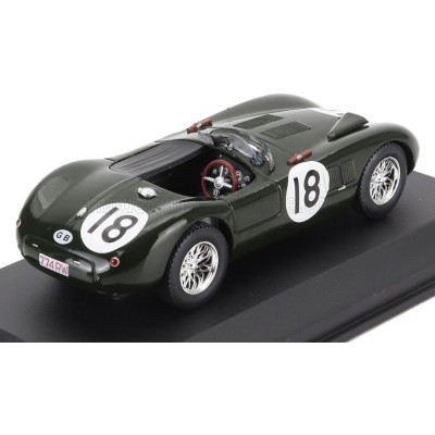 EDICOLA JAGUAR XK120 C-TYPE SPIDER 3.4L TEAM JAGUAR CARS LTD N 18 WINNER 24h LE MANS 1953 TONY ROLT - DUNCAN HAMILTON - GREEN 1/