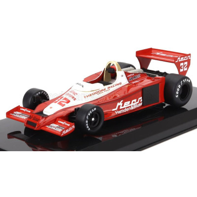 EDICOLA WILLIAMS F1  WOLF WR3 N 32 SEASON 1978 KEKE ROSBERG - CON VETRINA - WITH SHOWCASE - RED WHITE 1/24